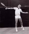 Boris becker playing at Wimbledon. Photo: David T. Hewitson/Sports for All Pics
